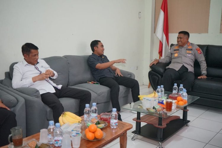 Silaturahmi Kapolresta Tangerang ke Penyelenggara Pemilu