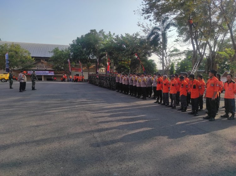 Pemkab-Wonogiri Bersatu Hadapi Bencana, Apel Kesiapsiagaan Digelar di GOR Giri Mandala