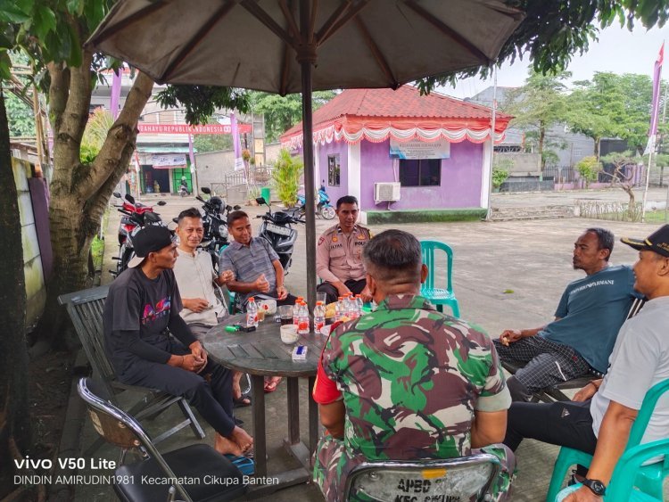 Bripka Ilyas Bangun Kedekatan dengan Warga Lewat Kegiatan Sambang di Cikupa