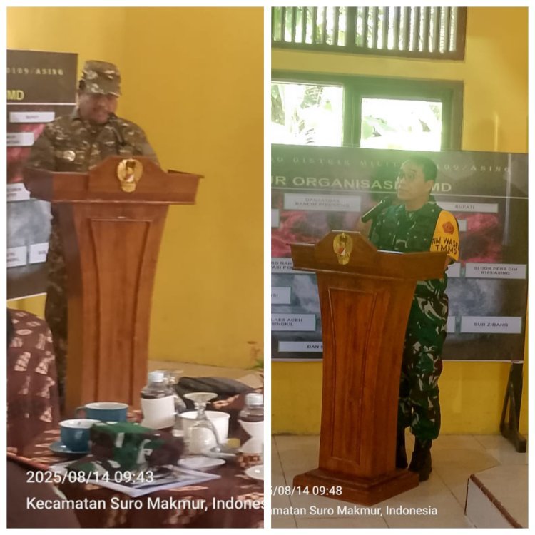 Bupati Aceh Singkil Buka TMMD ke-125 di Kecamatan Suro