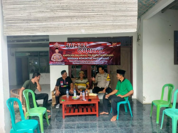 Jumat Curhat Polsek Balaraja Perkuat Sinergitas dengan Masyarakat untuk Ciptakan Kamtibmas Kondusif