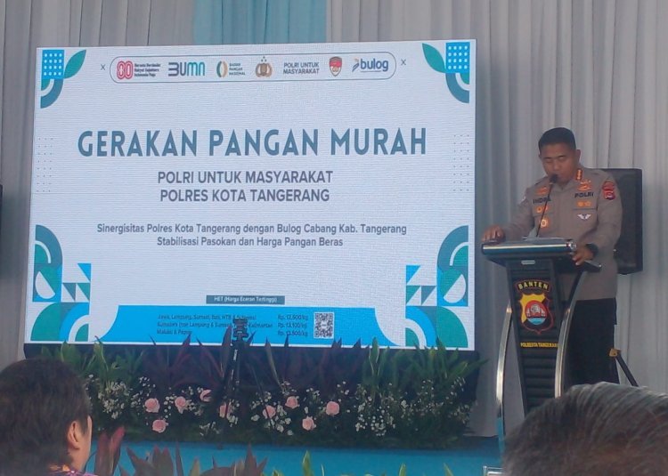 HUT RI ke-80, Polresta Tangerang Hadirkan Pangan Murah untuk Warga