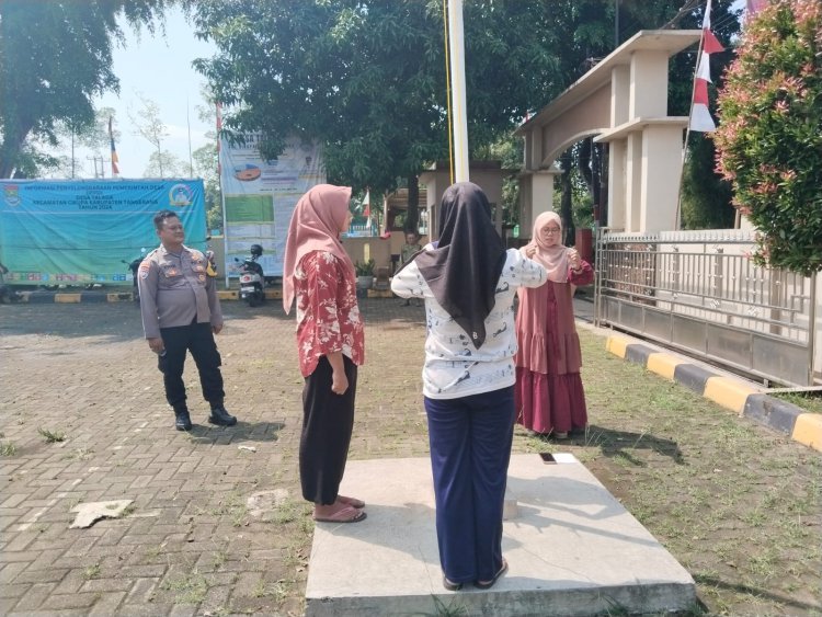 Polsek Cikupa Jadi Mitra Pendidikan dalam Persiapan HUT RI