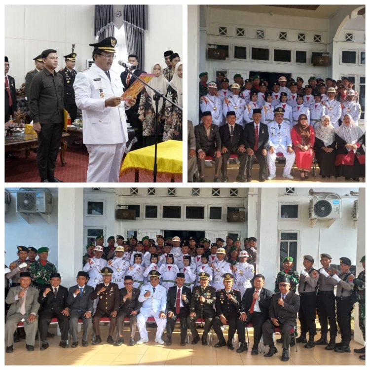 Bupati Aceh Singkil Kukuhkan Paskibra HUT RI ke-80: Amanah Besar Sang Pengibar Sang Saka Merah Putih