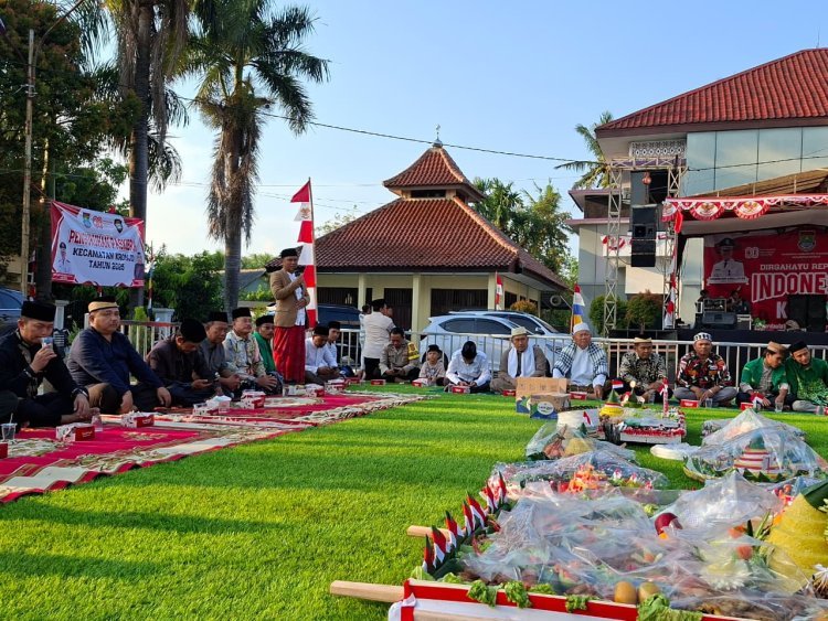 Tasyakuran HUT RI Ke–80 di Kronjo, Polsek Kronjo Perkuat Sinergi dengan Masyarakat