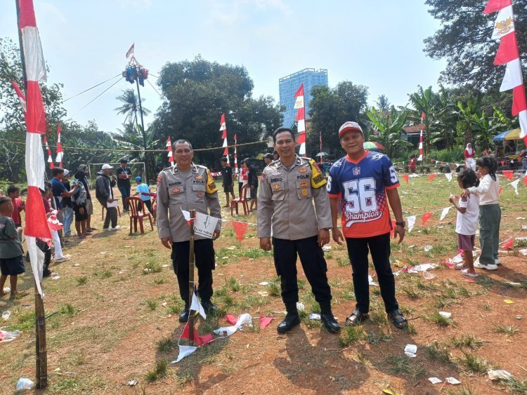 Warga Pasir Gadung Antusias Ikuti Perlombaan HUT RI ke-80, Polsek Cikupa Apresiasi