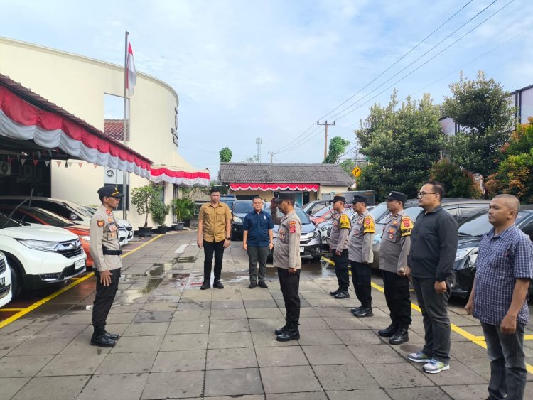 Apel Pagi Polsek Cikupa Dipimpin Kanit Samapta IPTU Slamet Riyadi