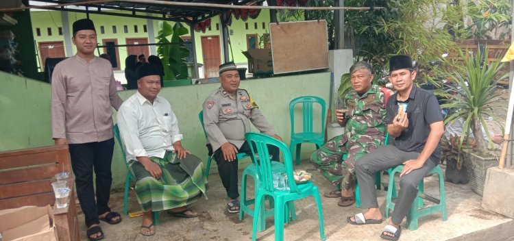 Polsek Cikupa Takziah ke Rumah Duka Tokoh Masyarakat Desa Budimulya