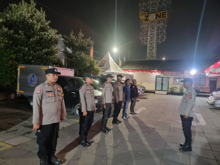 Polsek Cikupa Gelar Apel Ops Cipkon Malam, Perketat Patroli Antisipasi Gangguan Kamtibmas