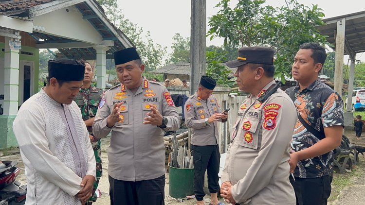 Kapolresta Tangerang Kunjungi Warga Desa Taban Terdampak Angin Puting Beliung