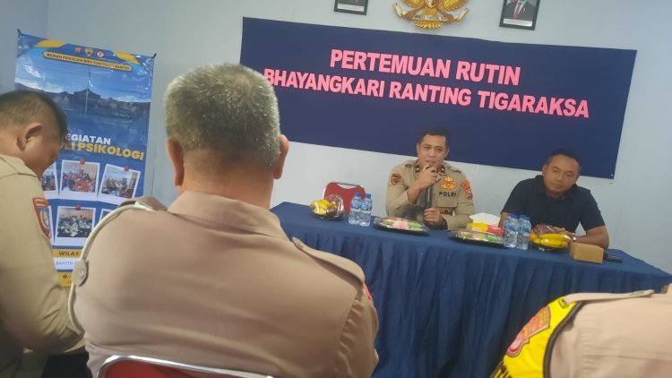 Tim Psikologi Polda Banten Laksanakan Patroli Psikologi di Polsek Tigaraksa Polresta Tangerang