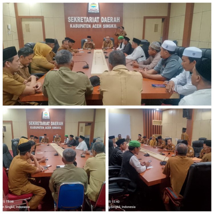 Wabup Aceh Singkil Terima Audiensi Himpunan Ulama Dayah Aceh