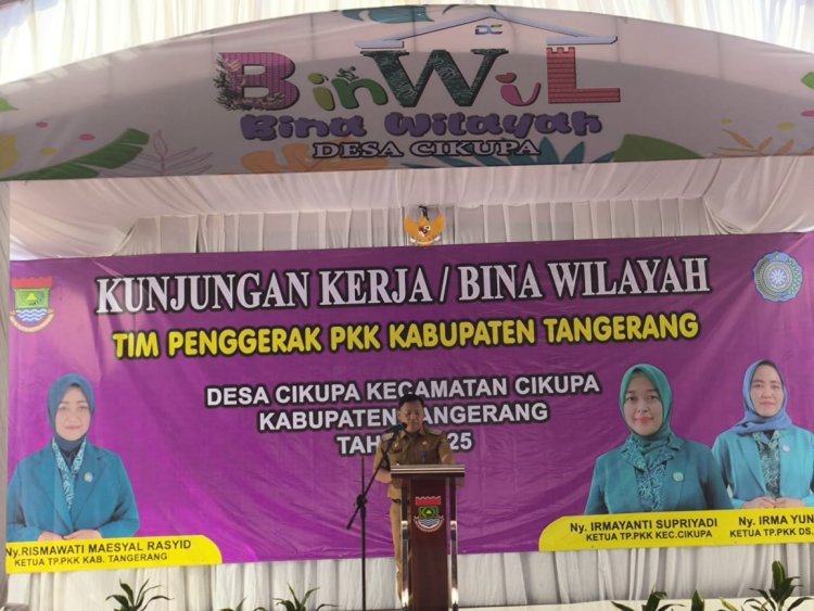 Ketua Pokja IV TP PKK Kabupaten Tangerang Hadiri Binwil di Cikupa