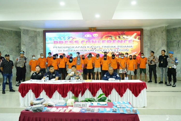 Polres Cilegon Gagalkan Peredaran Narkoba, 9.423 Jiwa Terselamatkan