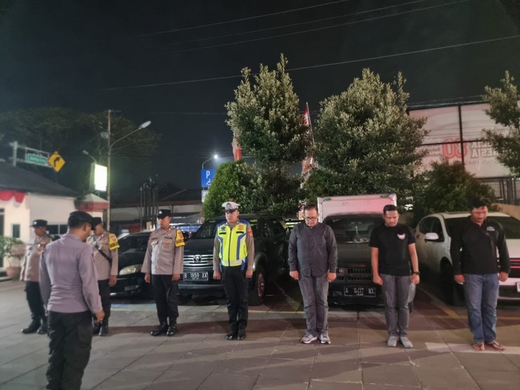Polsek Cikupa Gelar Apel Pengamanan Maulid Nabi dan Haul Akbar ke-20 Kesepuhan Talaga-Talagasari