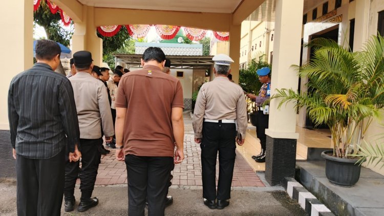 Apel Pagi Polsek Cilegon Tegaskan Komitmen Jaga Kamtibmas