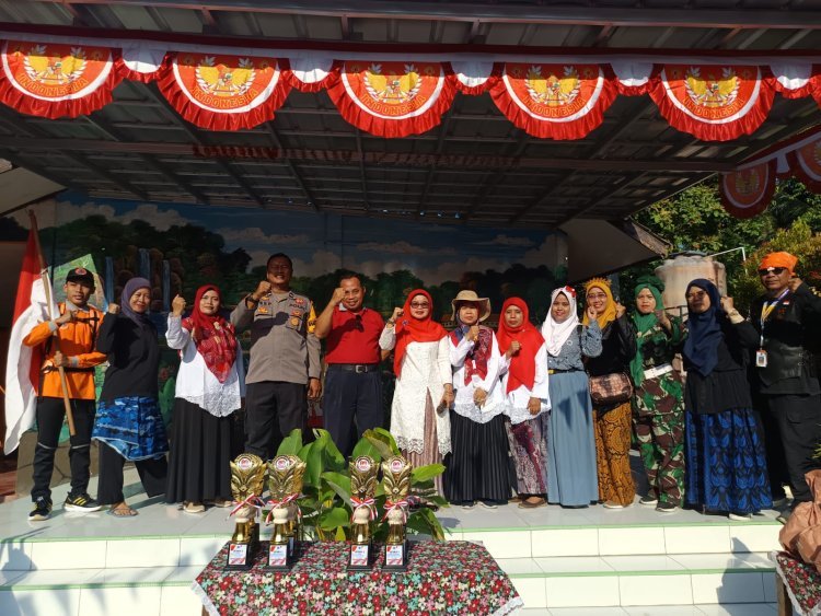 Bhabinkamtibmas Dampingi Warga di Lomba Kemerdekaan, Situasi Terkendali
