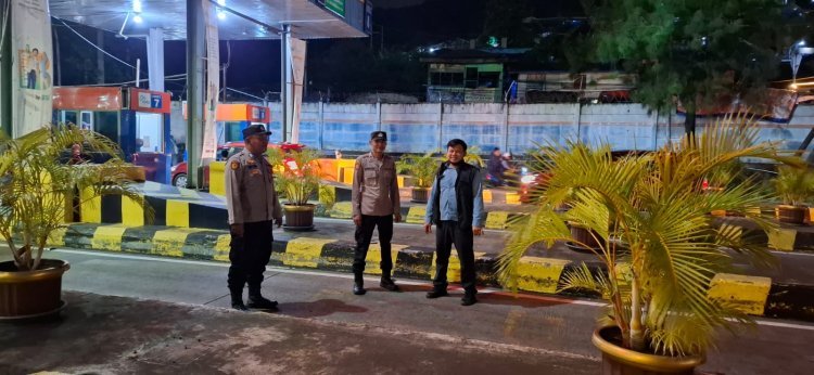 Polsek KSKP Merak Intensifkan Patroli Blue Light di Kawasan Pelabuhan