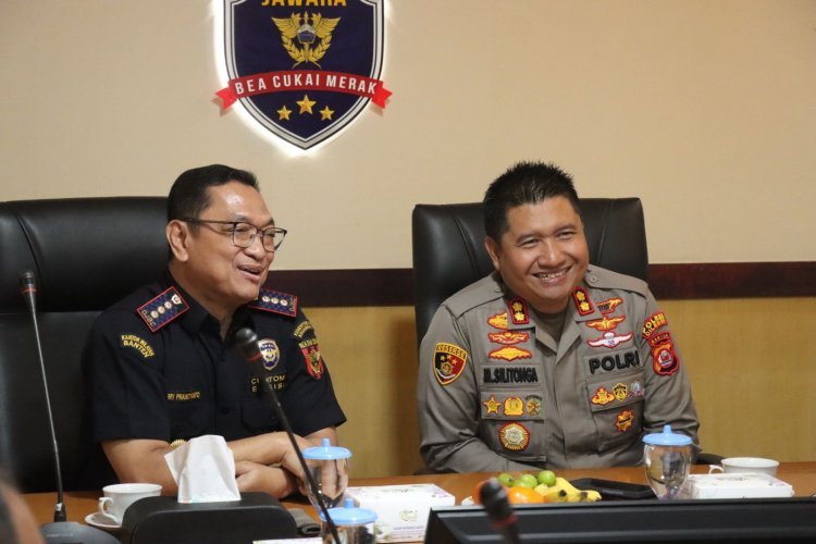 Bea Cukai Merak dan Polres Cilegon Perkuat Sinergi Hadapi Tantangan Kepabeanan