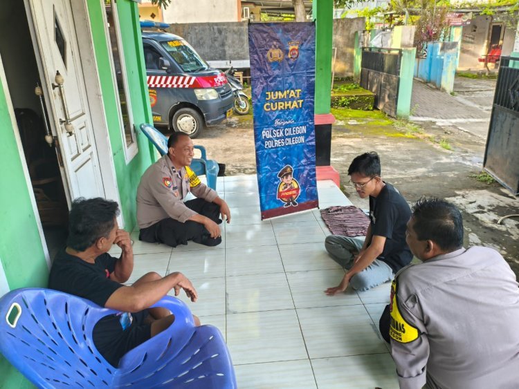 Polsek Cilegon Rangkul RT/RW dan Warga untuk Hidupkan Poskamling