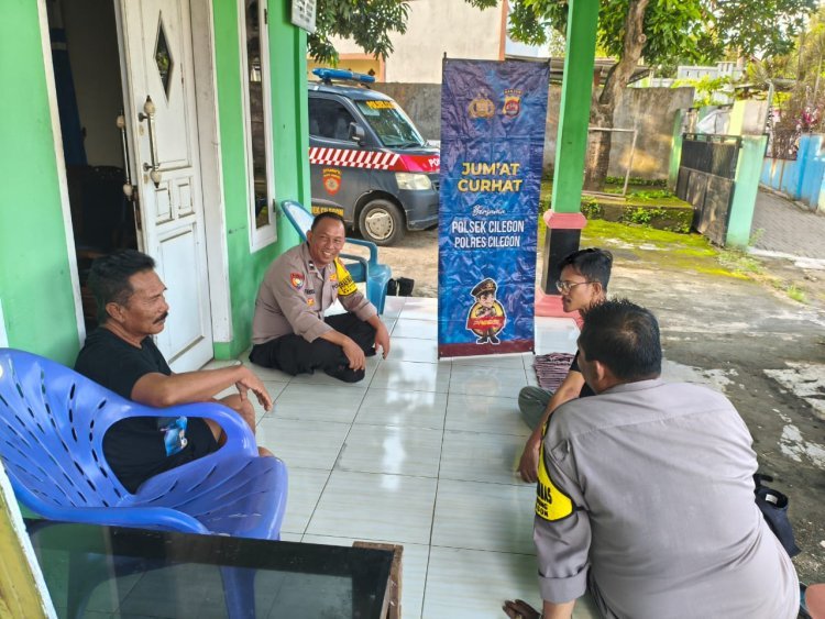 Jaga Situasi Kondusif, Polsek Cilegon Gencarkan Imbauan Kamtibmas