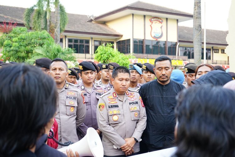 Solidaritas untuk Affan, Mahasiswa Cilegon Sampaikan Aspirasi dengan Aksi Damai
