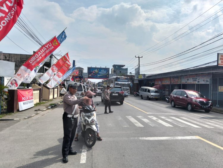 Antisipasi Kecelakaan, Polsek Anyar Tingkatkan Kehadiran di Jalur Wisata