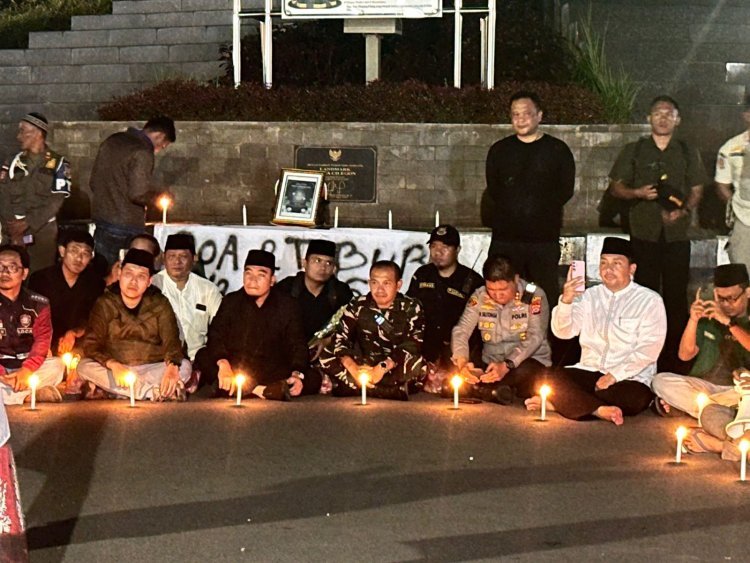 Doa Bersama di Landmark Cilegon, Kapolres dan Wali Kota Hadiri Peringatan Alm. Affan