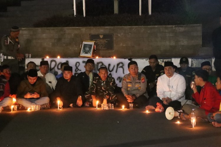 Doa Bersama Alm. Affan, Polres Cilegon Nyatakan Duka Mendalam