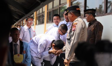 Wujud Kepedulian, Kapolres Cilegon Beri Edukasi Kamtibmas di SMKN 2