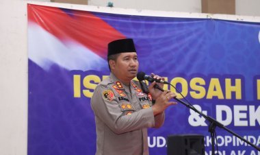 Kapolres Cilegon Hadiri Istighosah dan Deklarasi Pemuda Damai di Masjid Agung