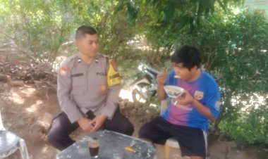 Dialog Ngopi Bareng, Polsek Ciwandan Perkuat Sinergi Kamtibmas