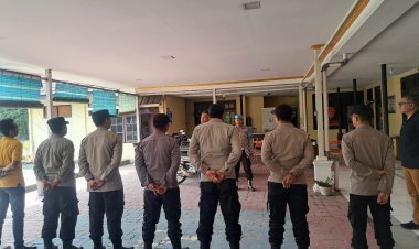 Apel Pagi Polsek KP Banten, Personel Diminta Siaga dan Patuh SOP