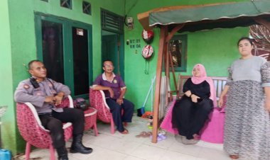 Bhabinkamtibmas Pulomerak Lakukan Deteksi Dini Permasalahan Lewat Sambang