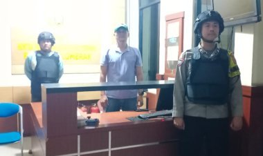 Demi Ketertiban, Polsek Pulomerak Intensifkan Penjagaan Mako