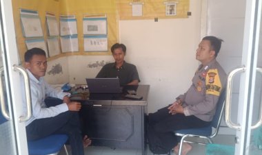 Pemuda Mancak Dilibatkan Polri dalam Menjaga Situasi Aman di Lingkungan