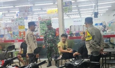 Patroli Gabungan Anyar, Polisi-TNI Tunjukkan Kekompakan di Lapangan