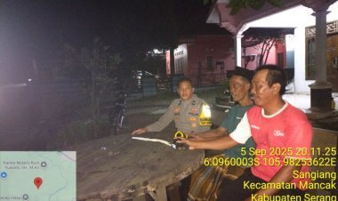 Polisi Mancak Gandeng Masyarakat untuk Selesaikan Masalah Sosial