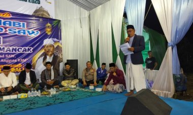 Warga Mancak Sambut Baik Kehadiran Polsek di Acara Maulid Nabi