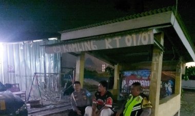 Polsek Bojonegara Dorong Warga Hidupkan Lagi Ronda Malam untuk Cegah Kriminalitas