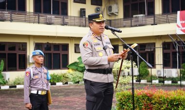Polres Cilegon Tingkatkan Kesadaran Hidup Sehat di Hari Olahraga Nasional