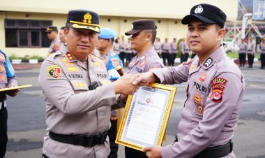 AKBP Martua Silitonga Apresiasi Personel Polres Cilegon Berprestasi
