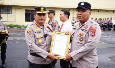 Polisi Berprestasi Ini Dapat Apresiasi Langsung dari Kapolres