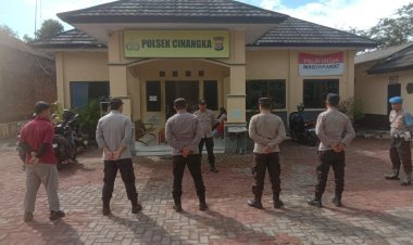 Polisi Cinangka Tingkatkan Keamanan Mako Antisipasi Gangguan
