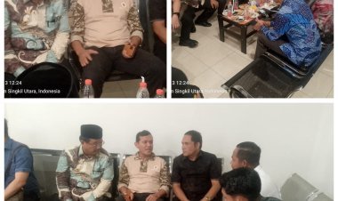 Bupati Aceh Singkil dan Wali Kota Subulussalam Sambut Kedatangan Wakil Gubernur Aceh di Bandara Syekh Hamzah Fansuri