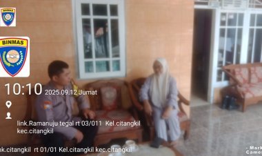 Ibu-Ibu Jadi Target Edukasi Kamtibmas oleh Polisi Citangkil