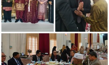 Wakil Bupati Aceh Singkil Hadiri Pernikahan Anak Ketua Mahkamah Agung di Banda Aceh