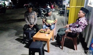 Blue Light Patrol Dukung Program Presisi di Kecamatan Mancak