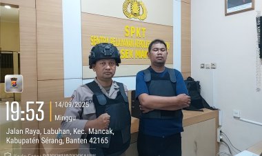 Rutin Dilaksanakan, Sispam Mako Polsek Mancak Jaga Keamanan Mako