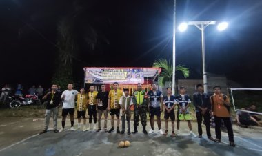 Sepak Takraw Tanjung Mas Cup I Resmi Dibuka di Kecamatan Simpang Kanan